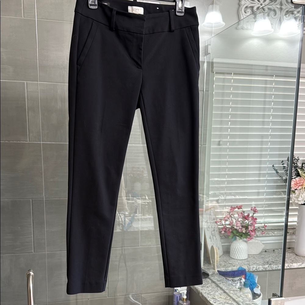 LOFT Black Women's Trousers